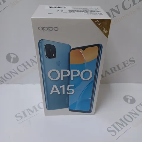 BRAND NEW BOXED OPPO A15 SMARTPHONE 32GB IN DYNAMIC BLACK   