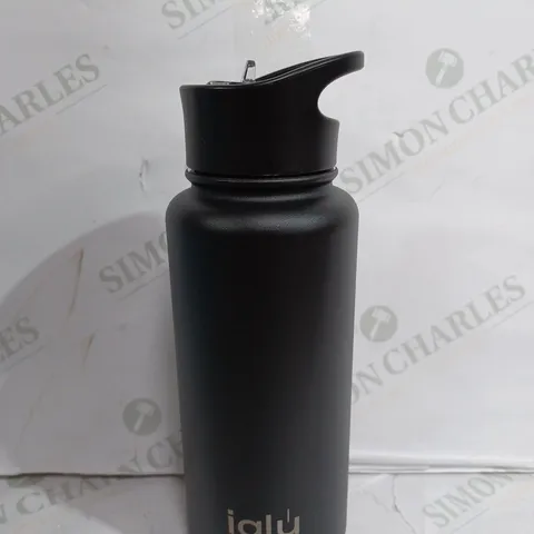 IGLU BLACK REUSABLE WATER BOTTLE - COLD THERMAL 