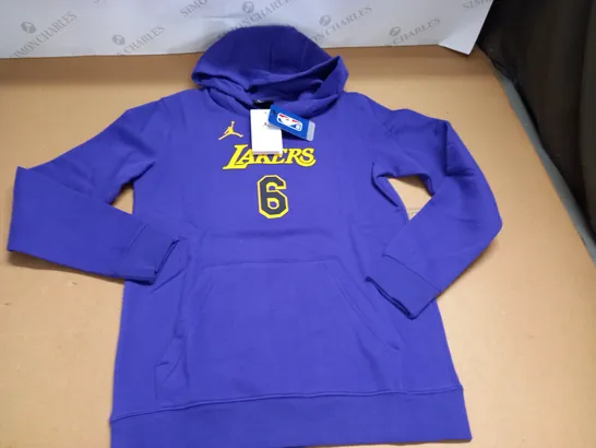 NBA LAKERS PURPLE HOODIE - L