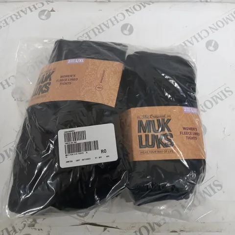 MUK LUKS FLEECE LINED TIGHTS SIZE XL