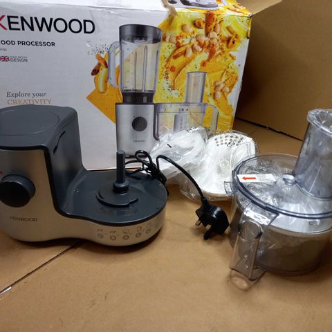 KENWOOD COMPACT FOOD PROCESSOR - SILVER AND GREY
