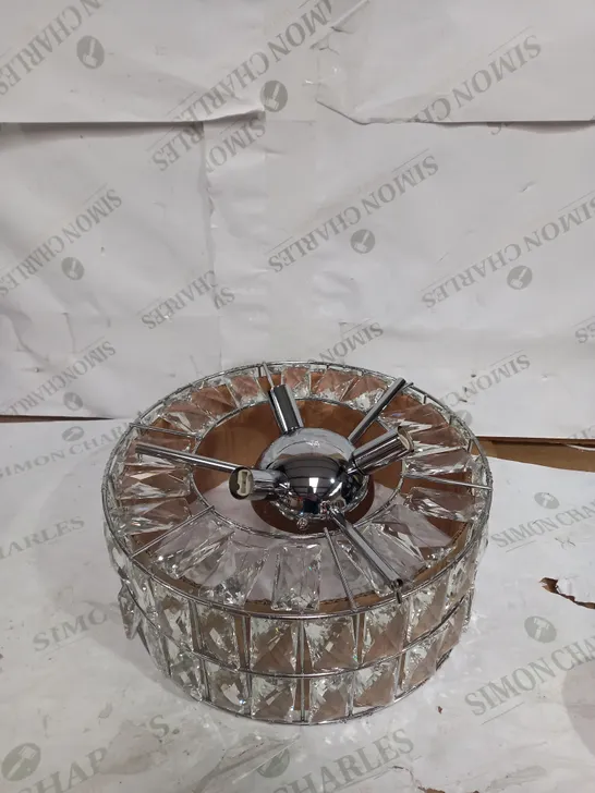 ROSAS GLASS DRUM CEILING PENDANT RRP £60