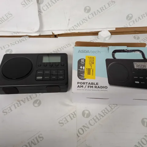 ASDA TECH PORTABLE AM/FM RADIO