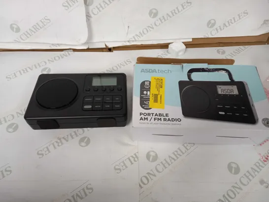 ASDA TECH PORTABLE AM/FM RADIO