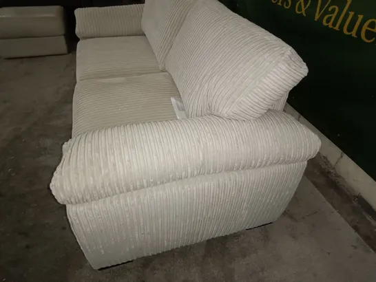 LIGHT GREY JUMBO CORD 2-SEATER SOFA