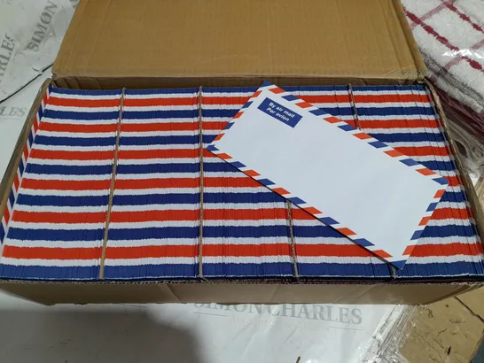 LARGE QUANTITY OF AIR MAIL ENVELOPES 22X11CM