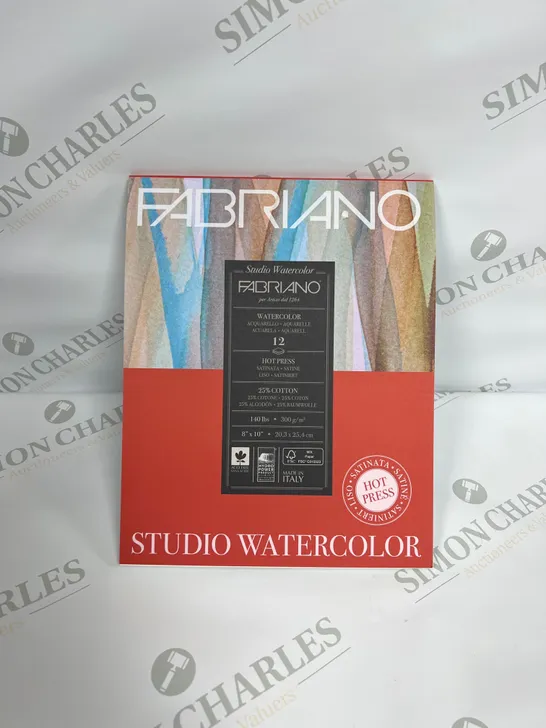 FABRIANO STUDIO WATERCOLOUR PAD 