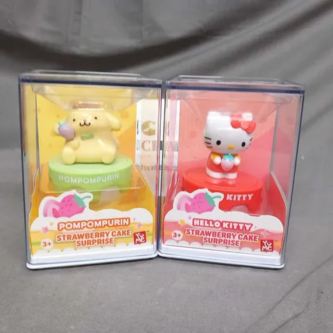 APPROXIMATELY 12 HELLO KITTY AND FRIENDS 50TH ANNIVERSARY CAPSULES 