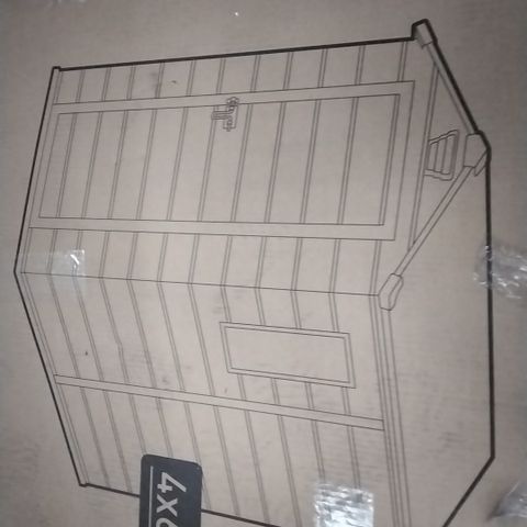 BOXED KETER MAINTENANCE FREE SHED 4X6