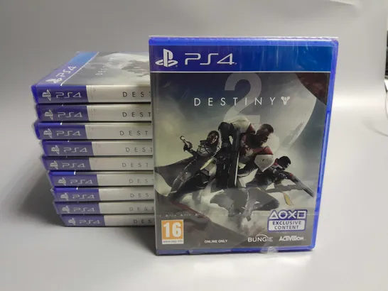 LOT OF 10 SEALED DESTINY GAMES FOR PS4
