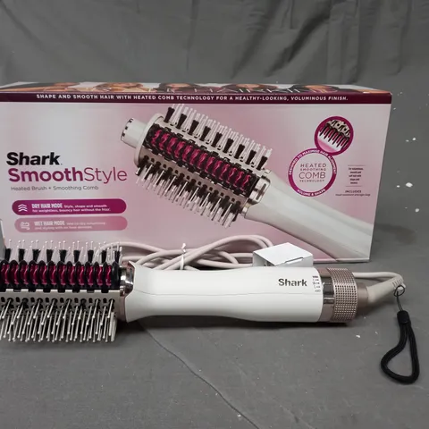 BOXED SHARK SMOOTHSTYLE HOT BRUSH & SMOOTHING COMB