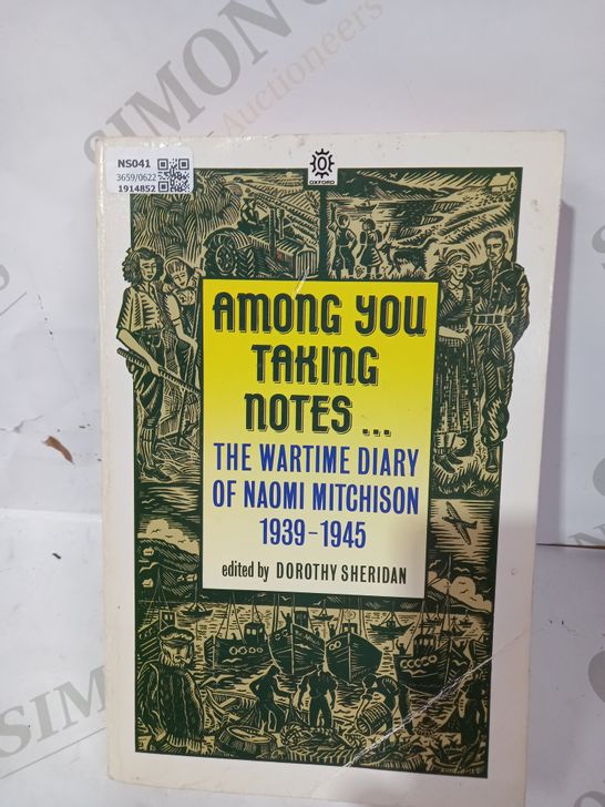 DOROTHY SHERIDAN: "AMONG YOU TAKING NOTES..."