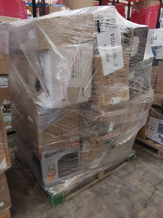 PALLET OF APPROXIMATELY 27 UNPROCESSED RAW RETURN HOUSEHOLD AND ELECTRICAL GOODS TO INCLUDE;