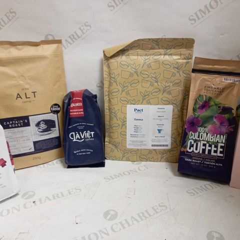 LOT OF 16 PACKS OF COFFEE GROUNDS/BEANS