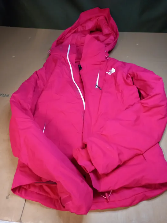 THE NORTH FACE HYVENT WOMENS RAINCOAT IN RED - SMALL