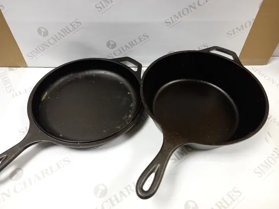 LODGE 3.2 QUART PRE-SEASONED CAST IRON COMBO COOKER