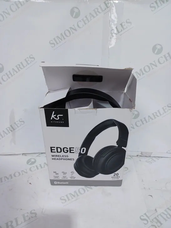 KS KITSOUND EDGE 50 WIRELESS BLUETOOTH HEADPHONES 