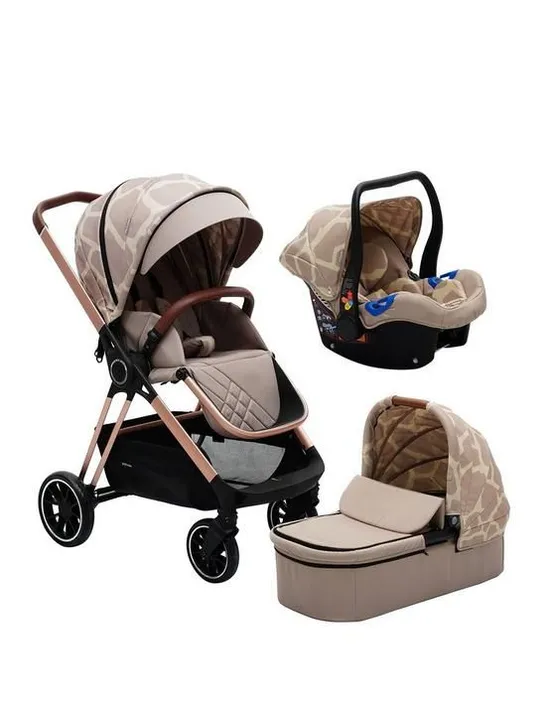 BOXED DANI DYER ROSE GOLD GIRAFFE TRAVEL SYSTEM  RRP £369.99