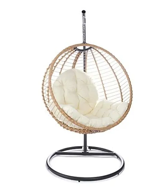 INNOVATORS ROUND IBIZA HANGING CHAIR, BAMBOO [COLLECTION ONLY]