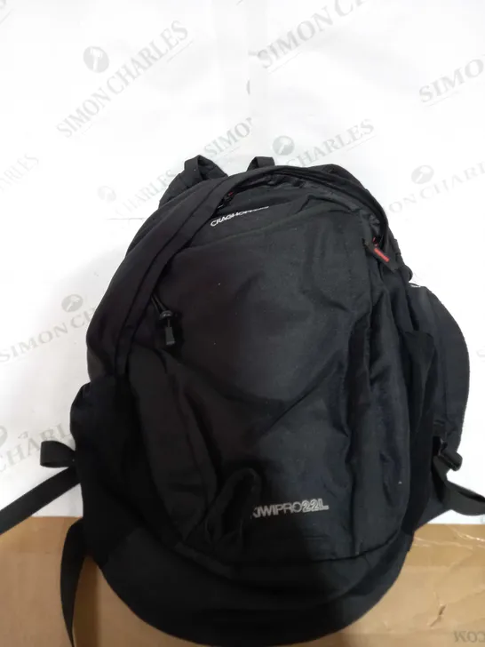 CRAGHOPPERS BLACK BACKPACK 