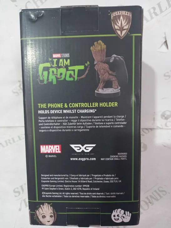 CABLE GUYS THE ORIGINAL PHONE & CONTROLLER HOLDER - MARVEL, GROOT