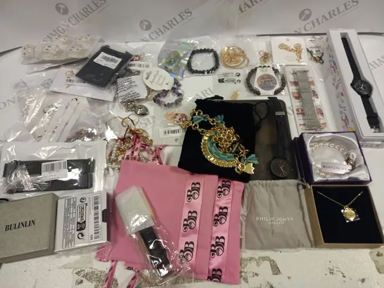 LOT OF ASSORTED JEWELLERY AND WATCH ITEM STO INCLUDE PHILIP JONES AND JOHN RICHARDS