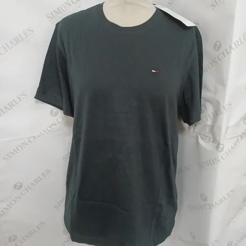 TOMMY JEANS ORIGINAL JERSEY TEE IN BLACK SIZE S