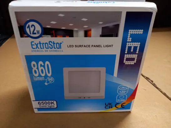 LOT OF 3 EXTRASTAR LED SURFACE PANEL LIGHTS