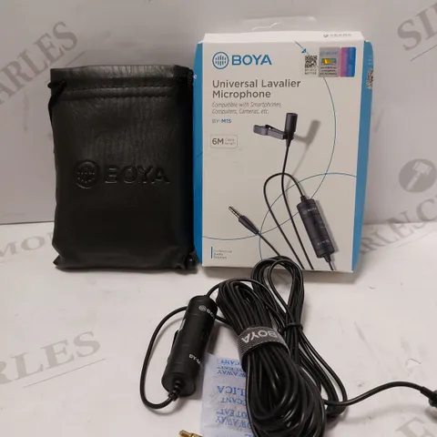 BOYA UNIVERSAL LAVALIER MICROPHONE 