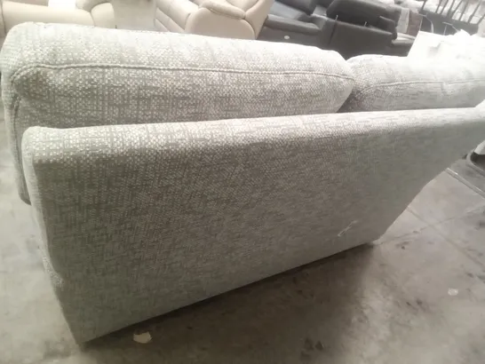 DESIGNER G PLAN MADE SEATTLE 2.5 SEATER SOFA - REMCO LIGHT GREY FABRIC 