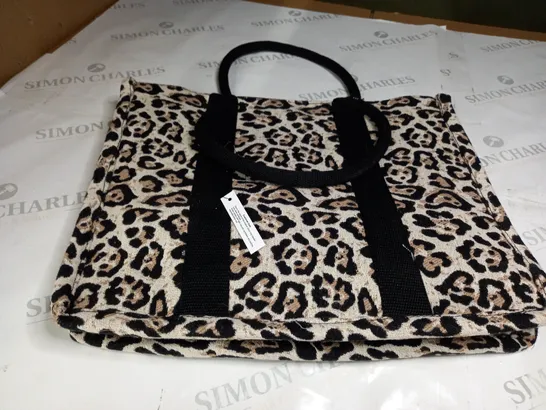 LEOPARD PRINTED HAND BAG 