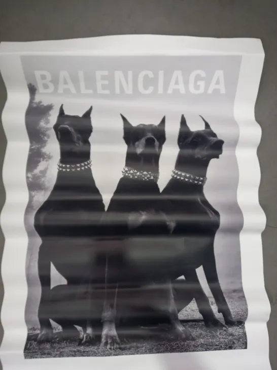 BALENCIAGA DOBERMAN ART PRINT