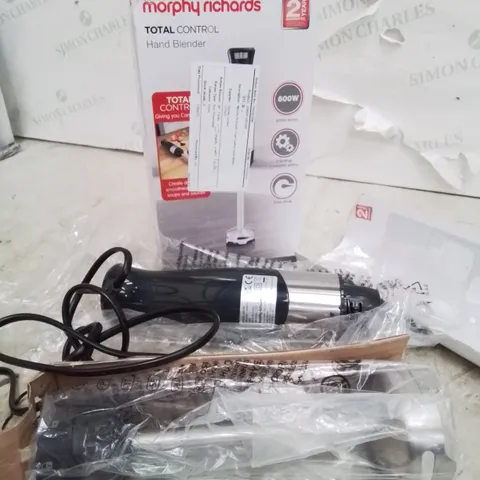 BOXED MORPHY RICHARDS TOTAL CONTROL HAND BLENDER