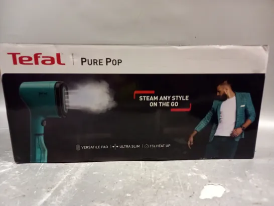 BOXED TEFAL PURE POP ON THE GO STEAMER 