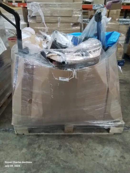 PALLET OF APPROXIMATELY 20 UNPROCESSED RAW RETURN HOUSEHOLD AND ELECTRICAL GOODS TO INCLUDE;