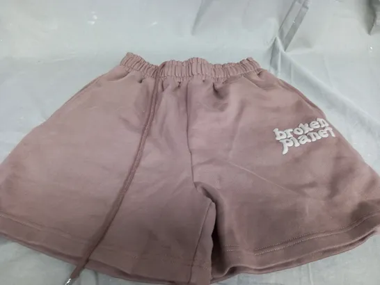 BROKEN PLANET BROWN SHORTS - MEDIUM