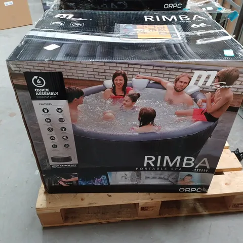 MSPA 6-PERSON RIMBA PORTABLE SPA - COLLECTION ONLY