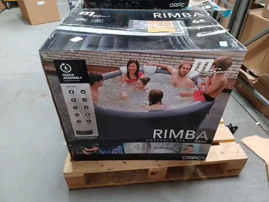 MSPA 6-PERSON RIMBA PORTABLE SPA - COLLECTION ONLY