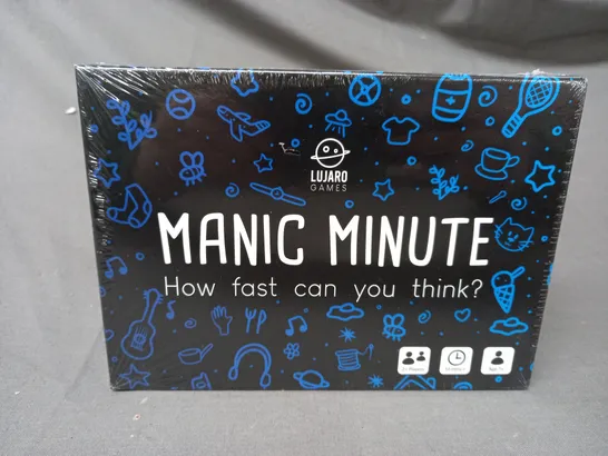 BOXED MANIC MINUTE GAME