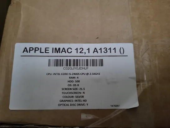 APPLE IMAC 21.5 INCH MODEL A1311