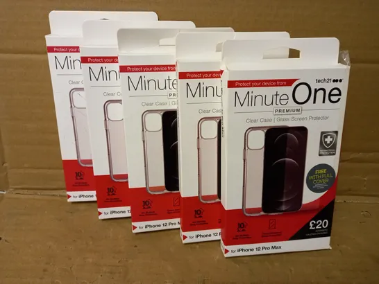 TECH21 MINUTE ONE CLEAR CASE - FOR IPHONE 12 PRO MAX