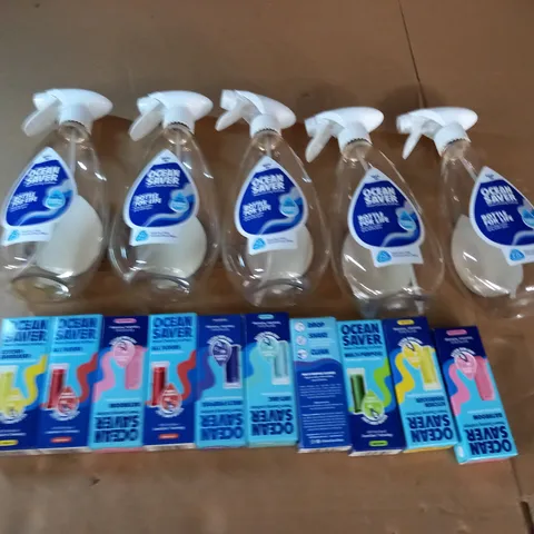 LOT OF 5 OCEAN SAVERS SPRAY BOTTLES WITH ECODROPS