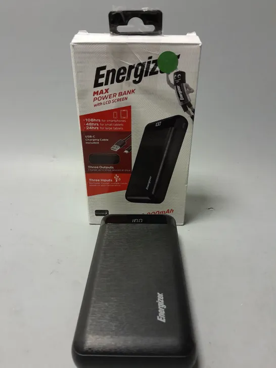 BOXED ENERGIZER 30,000MAH POWER BANK IN BLACK