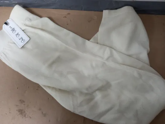 OUT OF OFFICE CASHMERE TROUSERS IN CREAM SIZE SMALL 