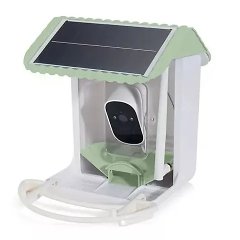 SMART BIRD FEEDER WITH SOLAR POWERED VIDEO CAMERA SAGE