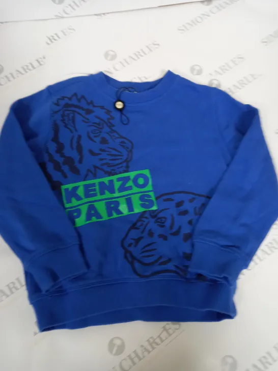 BOYS KENZO PARIS LOGO JUMPER SIZE UNSPECIFIED