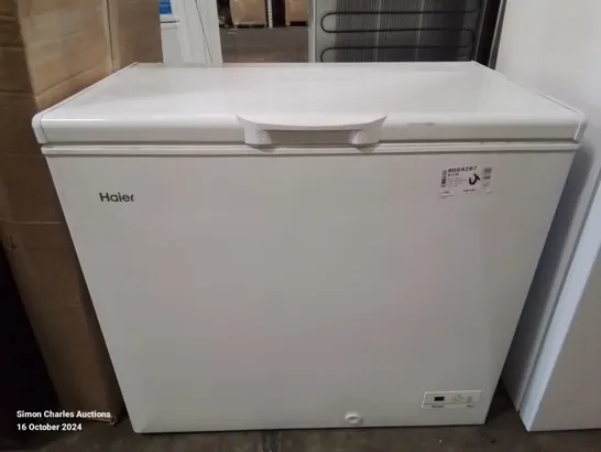 HAIER HCE203F FREESTANDING CHEST FREEZER 198L CAPACITY - UNPROCESSED RAW RETURN 