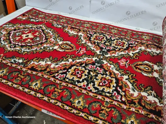 MEDALLION AREA RUG RED 60 × 380 approximately 