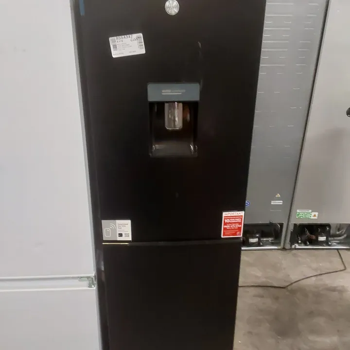 FREEZER WITH WATER DISPESNER BLACK 4921368Simon Charles Auctioneers