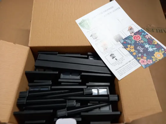 LOT OF 2 6-PACK BOXES OF JAPANESE INSPIRED SOLAR GARDEN LED LIGHTS